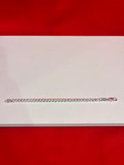 Men Pure Silver Cuban Bracelet Mb18