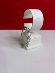 Women’s Pure Silver Bangle Bracelet (SB114)