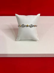Fancy Pure Italian Silver Bracelet