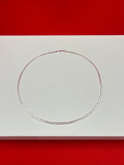 Cuban Pure Silver Chain 20”Sc106