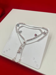 Adjustable Silver Anklets