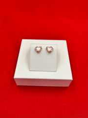 Rose Gold Pure Silver Earrings