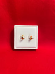 Pure Silver Mundra,24k gold plated