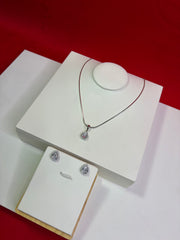 Pure Silver Pendant Set (WN146)