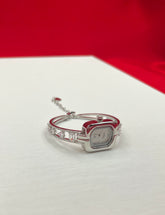Women’s Shiny Adjustable Bracelet Style Watch.