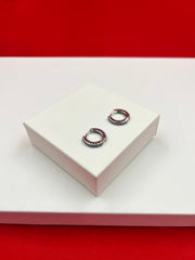 Pure Silver Hoops Earrings