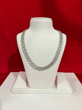 Iced-out Pure Silver Chain 21.5”