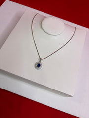 Pure Silver Pendant Necklace (WN105)