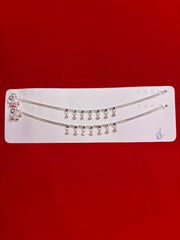 Pure Silver Anklets (8.5 Inch) (KA120)