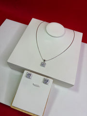 Pure Silver Pendant Set (WN158)