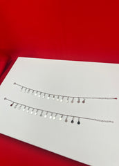Italian Silver Anklets