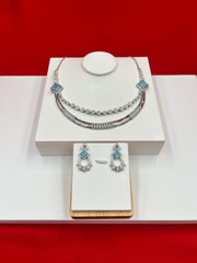 Icy Blue Aqua Queen Set