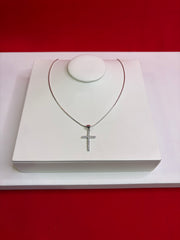 Pure Silver Cross Pendant (WN133)