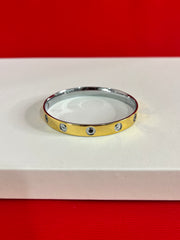 Cartier Gold Plated Pure Silver Bangle (2.8) (SB44)