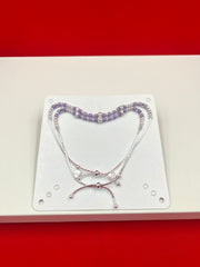 Adjustable Pure silver Anklets