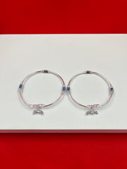 Bangle style Anklets (Pure Silver)