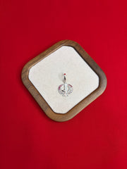 Pure Silver Khanda Pendant (SP90)