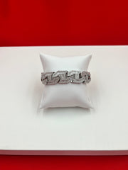 Men Iced out Baguette bracelet