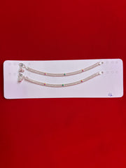 Pure Silver Anklets (6.5 Inch) (KA107)