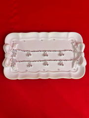 Pure Silver Kids Anklets 6.5 (KA62)