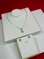 Pure Silver Pendant Set (WN160)