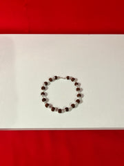 Pure Silver Rudhraksh Bracelet (Mb43)