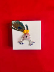 Pure Silver Laddu Gopal Mukut