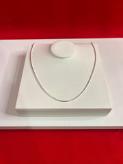 Pure Silver Chain 17” Gk9