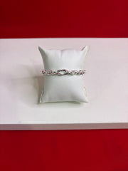 Men Pure Silver Bracelet (MB119)