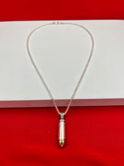 Bullet Silver Pendant