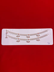 Pure Silver Anklets (7.5 Inch) (KA116)