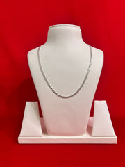 Cuban Pure Silver Chain 20”Sc106