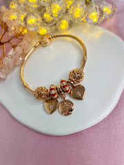 Authentic Rose-Gold Pandora Bracelet