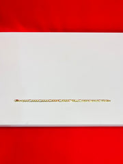 Pure Silver Gold Plated Bracelet (7.5 inch) Mb69