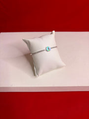 Women’s Pure Silver Bangle Bracelet (SB106)