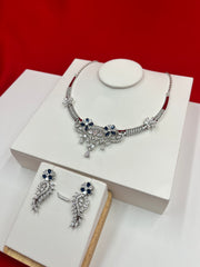 Blue Orchid Charm Set