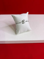 Women’s Pure Silver Bangle Bracelet (SB109)