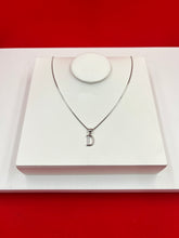 Pure Silver “D” Pendant Necklace
