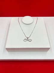 Infinity Silver Pendant Necklace
