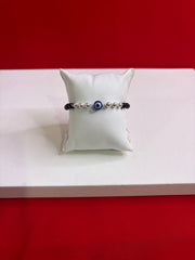 Evileye Pure Silver Bracelet (7.5”) (WB122)