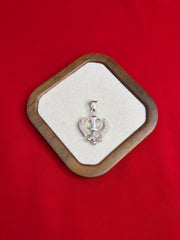 Pure Silver Khanda Pendant (SP78)
