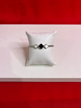 Fancy Clover Leaf Pure Silver Bangle Bracelet 2.4 (SB79)
