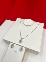Turquoise Star Glow Pendant Set