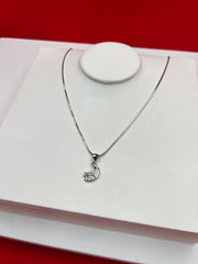 Moon Silver Pendant Necklace