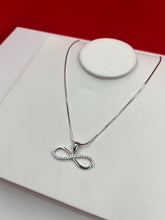 Infinity Silver Pendant Necklace