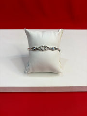 Women’s Pure Silver Evil Eye Bangle Bracelet (SB144)