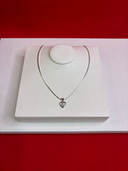 Pure Silver Pendant Necklace (WN119)