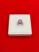 Pure Silver Ring size 7(Adjustable)