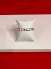 Men Pure Silver Cuban Bracelet Mb19