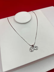 Forever Silver Pendant Necklace